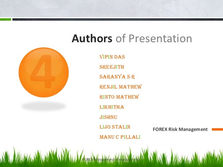 Forex exposure management