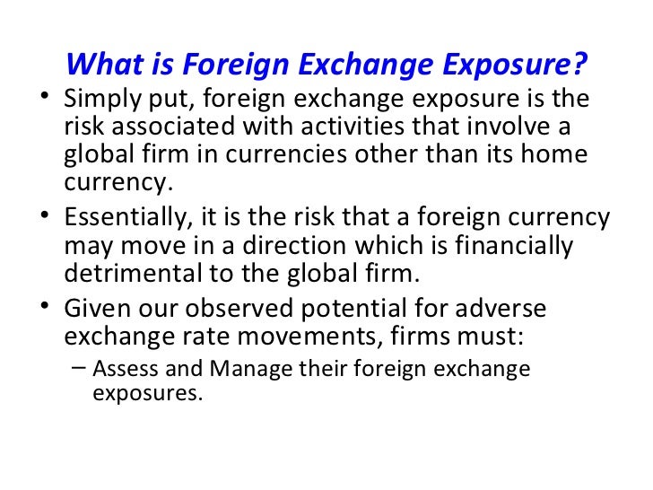 what is foreign currency exposure