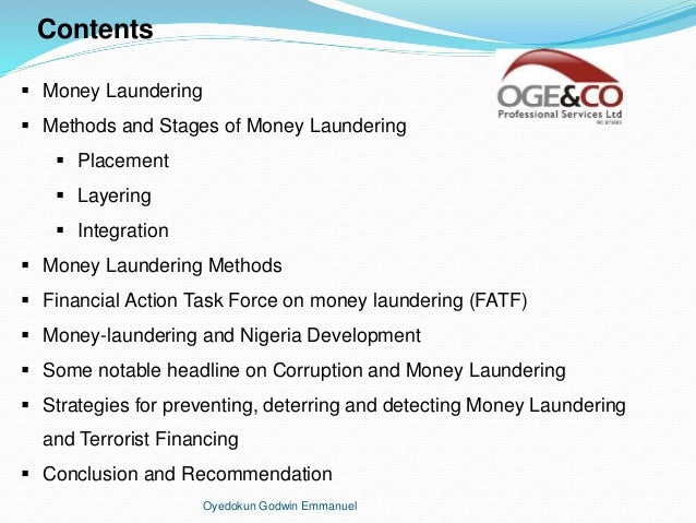 Money laundering essay topics