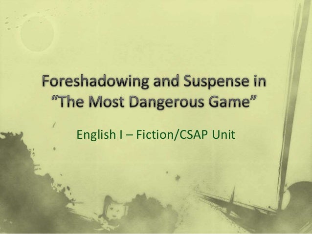 The most dangerous game character analysis essay