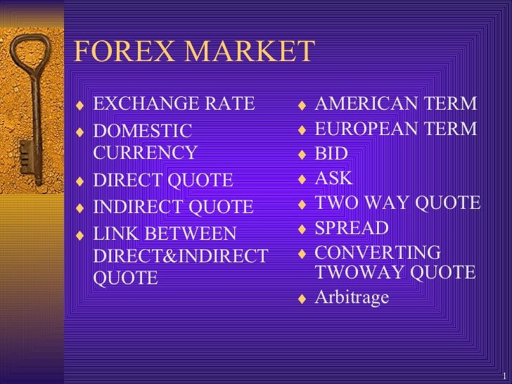Forex market slideshare