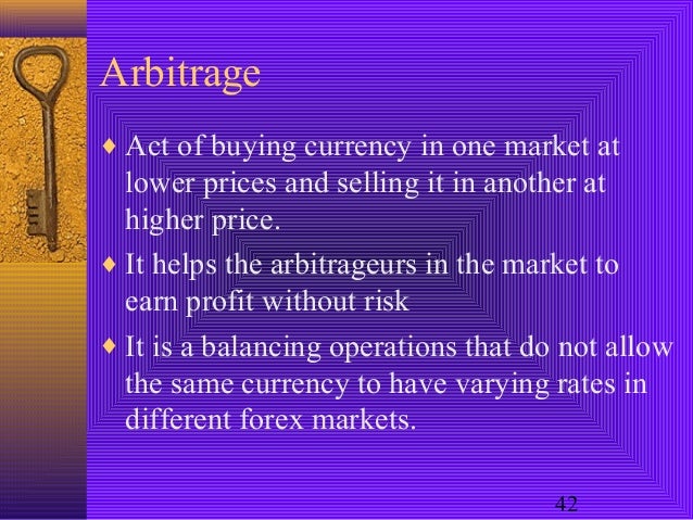 Types of arbitrage in forex market