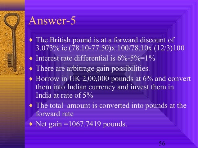 Forex interest rate arbitrage