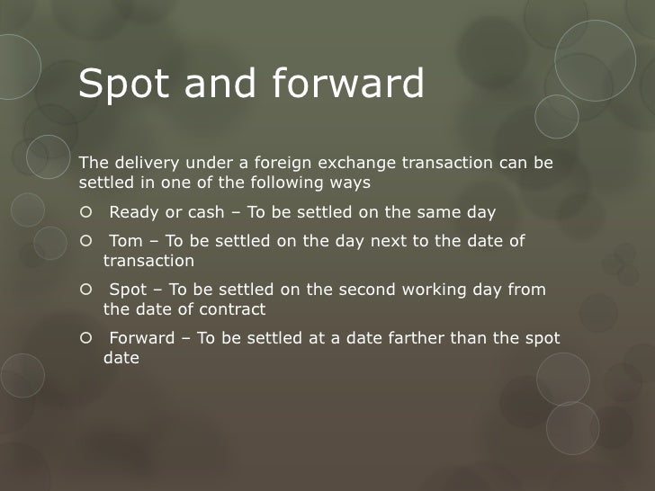 Types of forex transactions ppt