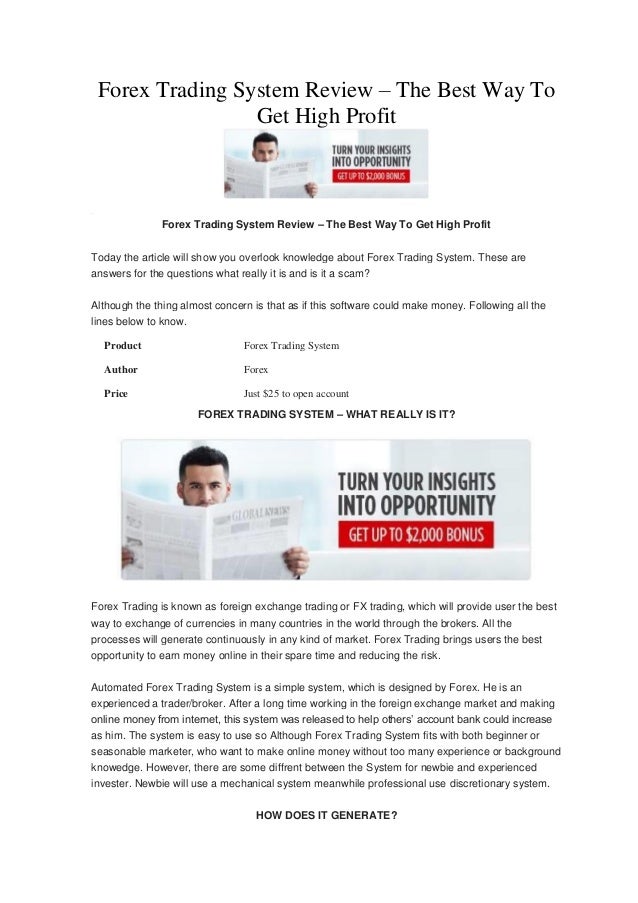 Forexpros system review