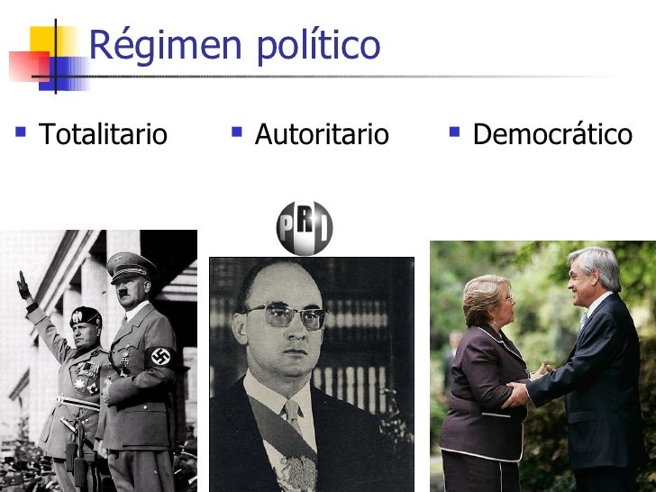 Formas de gobierno y regimenes políticos