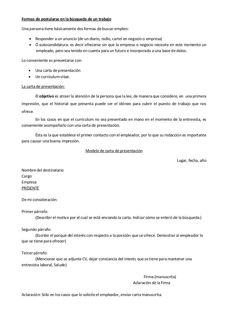 FORMAS TRABAJO formas trabajo:
