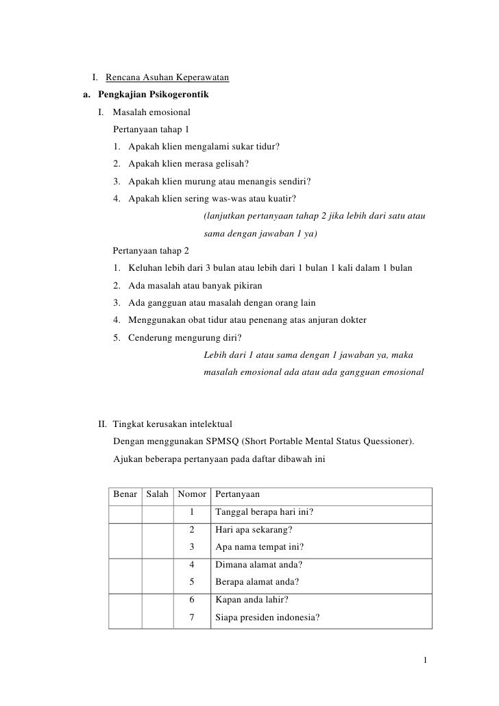 Format Askep Gerontik | format pengkajian gerontik Format Askep Gerontik | format pengkajian gerontik