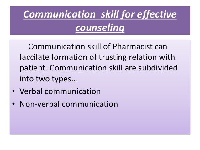 communication skill types