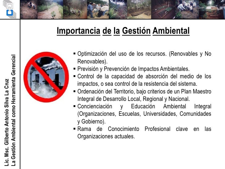 Resultado de imagen para importancia gestion ambiental