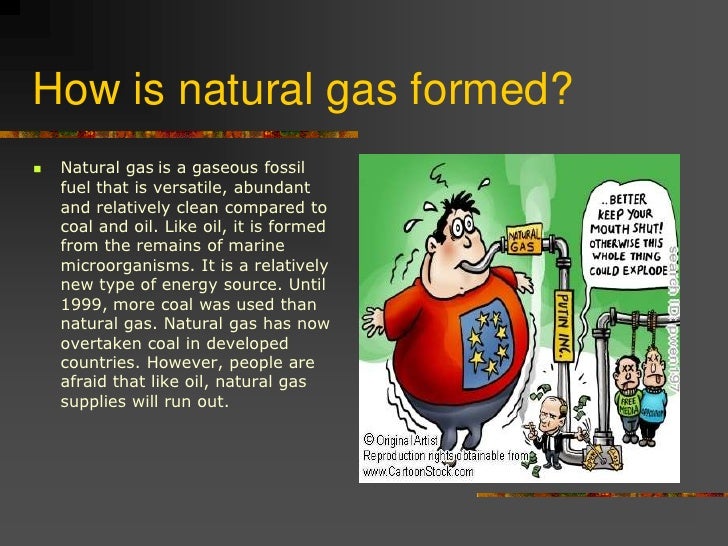 how was natural gas formed