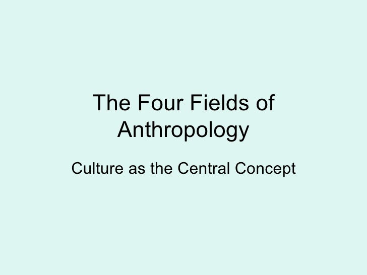 Four Fields in Anthropology