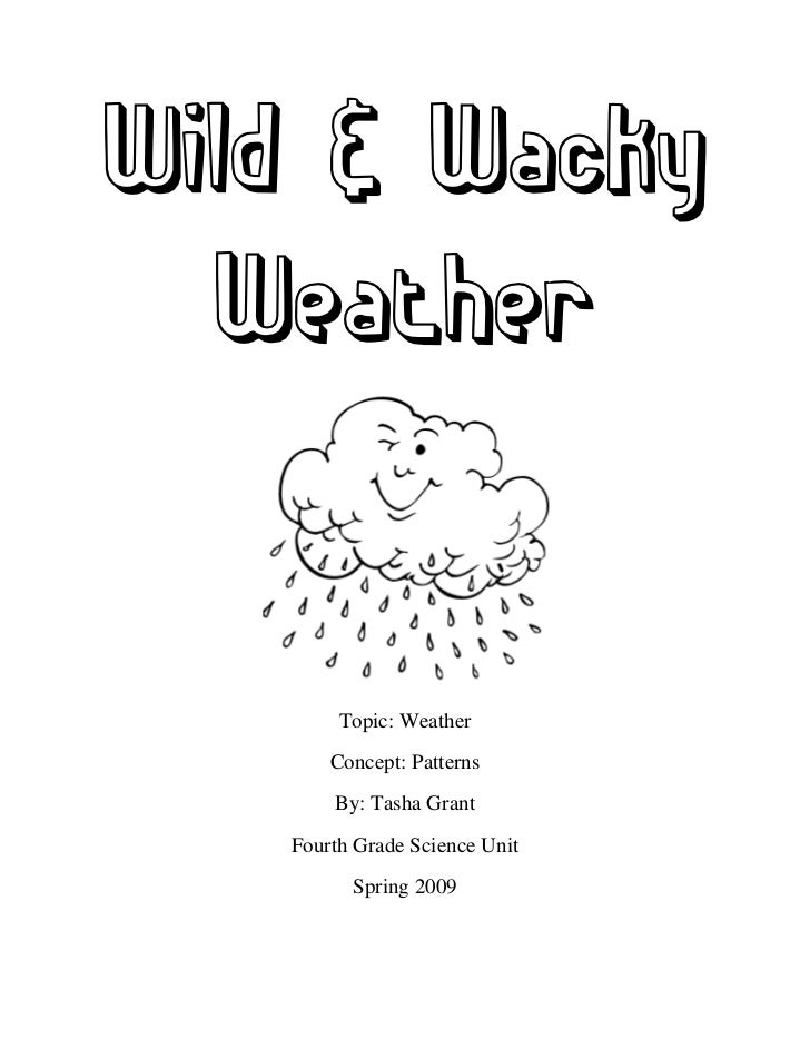 unit Fourth grade   weather fronts grade 4th worksample weather worksheets