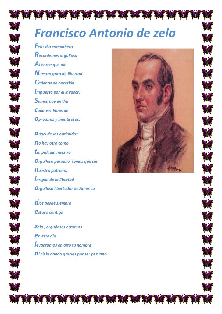 Francisco antonio de zela