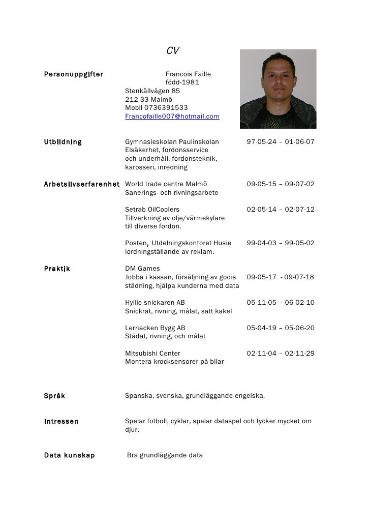 pa cv