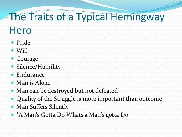 Characteristics of a hero essay