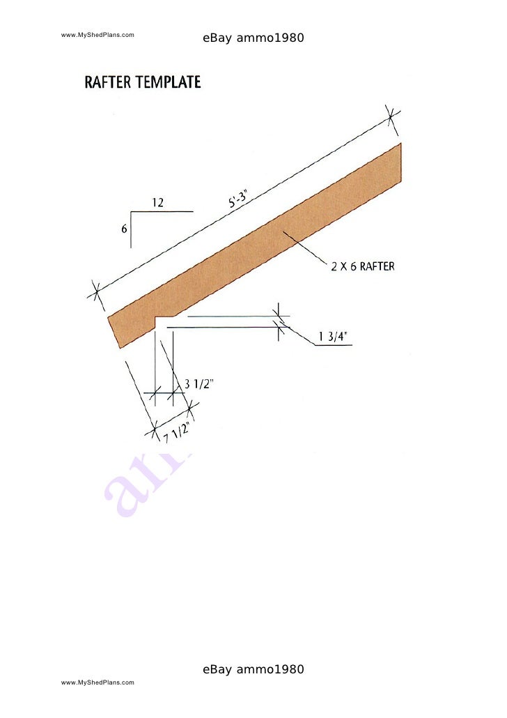 Free 12x8 shed design