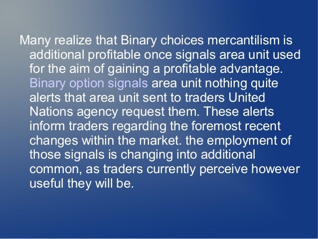 Binary options trade per day