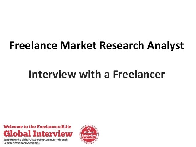 freelance market research analyst freelance market research analyst