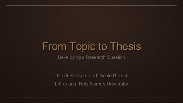 research questions and thesis statements research questions and thesis statements