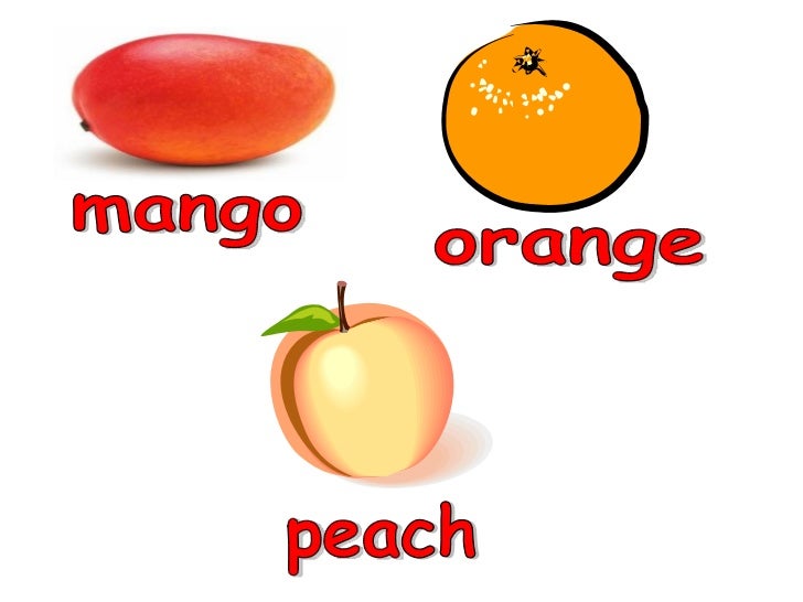 What fruits do you like?