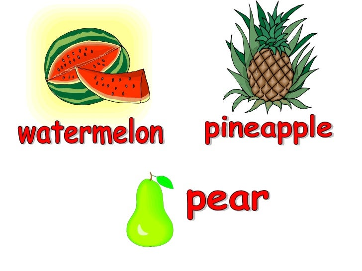 What fruits do you like?