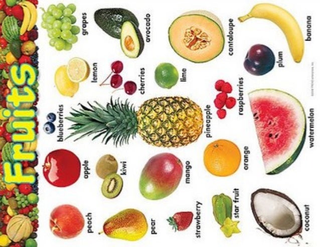 Nombres+De+Frutas+En+Ingles Nombres de frutas en inglés y español con su dibujos juntos todos ...