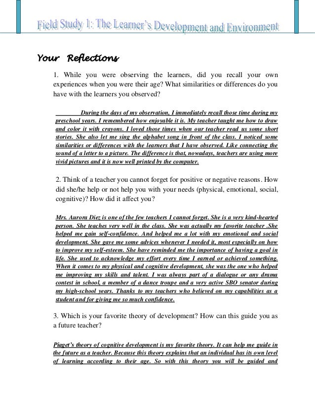 Observation essay