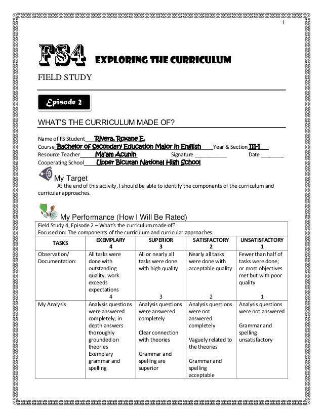 fs 2 episode 4 Field study 3 episode 2 bulletin board display “bulletin board display” name of fs student i will be able to appraise the display boards as learning. fs 2 episode 4 Field study 3 episode 2 bulletin board display “bulletin board display” name of fs student i will be able to appraise the display boards as learning.