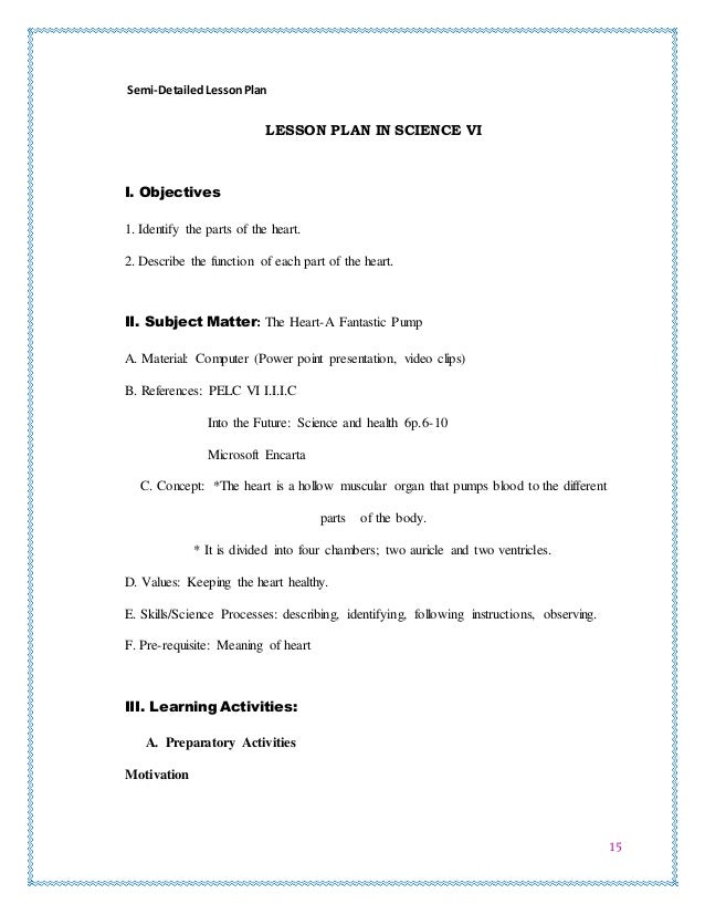 semi detailed lesson plan in music semi detailed lesson plan in music