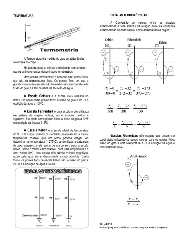 Física 2º ano   prof. pedro ivo - (introdução à termometria )