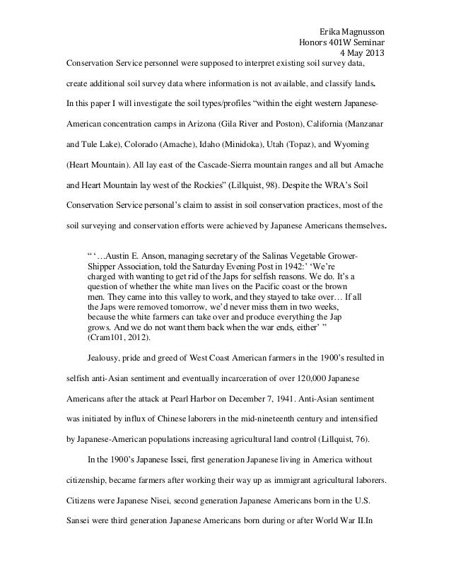 Japanese Internment Essay