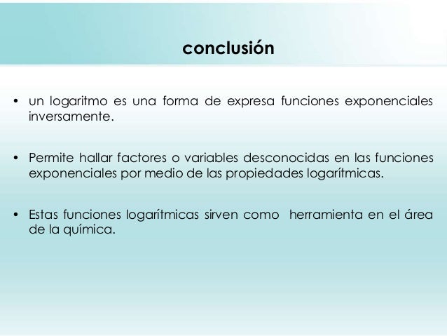 Función Logarítmica