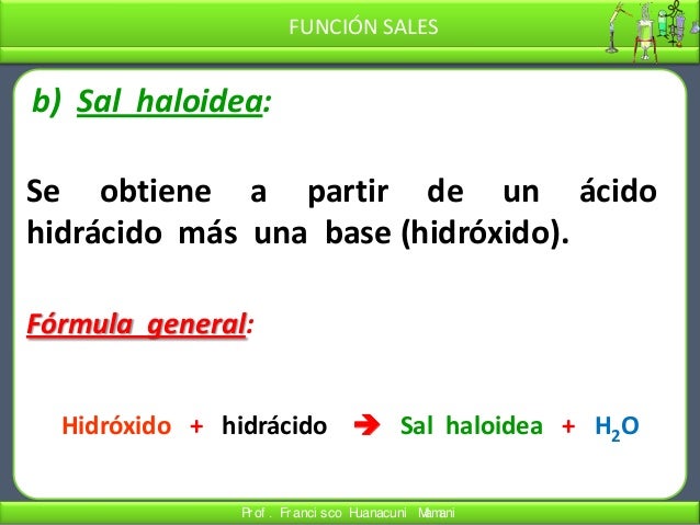 Funcion sal
