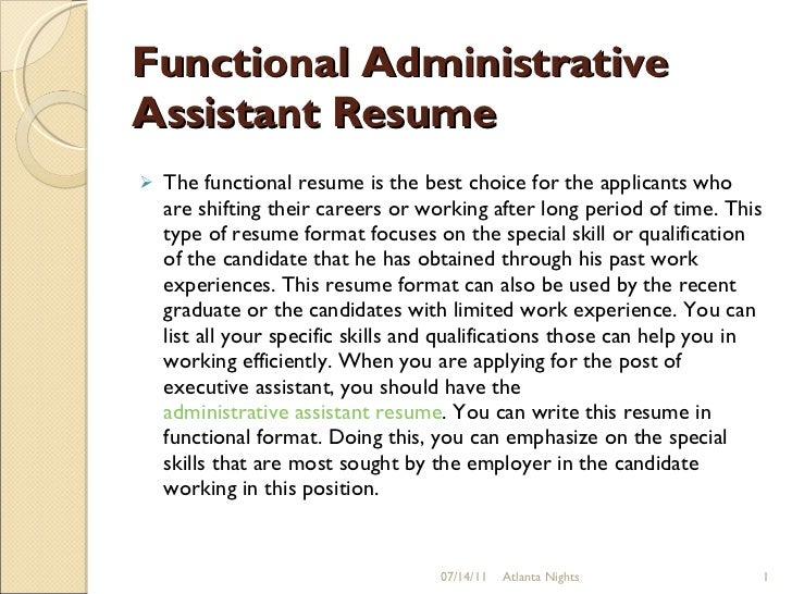 administrative assistant job duties resumes