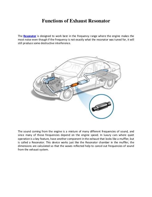Functions of Exhaust Resonator