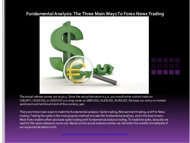 Fundamental news forex trading