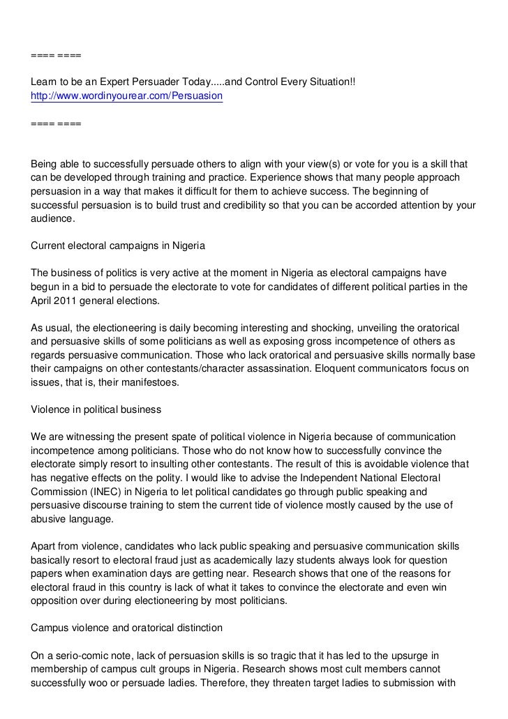 effective persuasive essay must include effective persuasive essay must include
