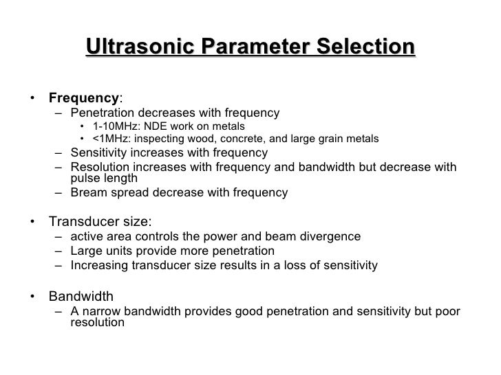 Fundamentals of ultrasound