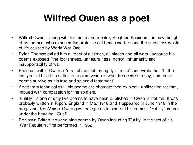 a contrast of war poems of stephen crane and wilfred owen War poetry analysis for war is kind by: stephen crane do not weep wilfred owen the structure of this poem develops the theme of brutality in war and it's. a contrast of war poems of stephen crane and wilfred owen War poetry analysis for war is kind by: stephen crane do not weep wilfred owen the structure of this poem develops the theme of brutality in war and it's.