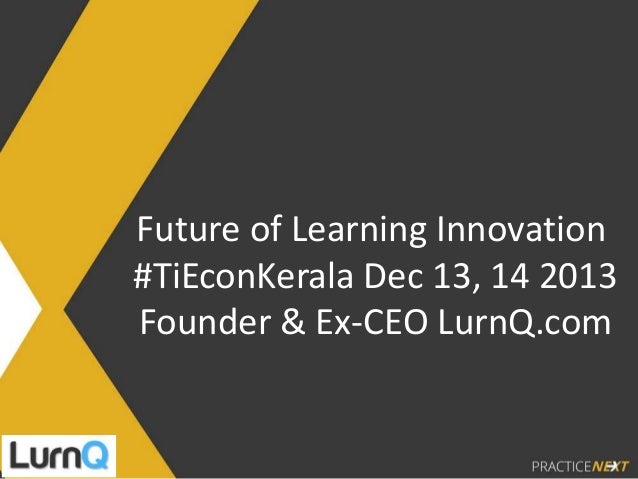 Future of learning innovation 