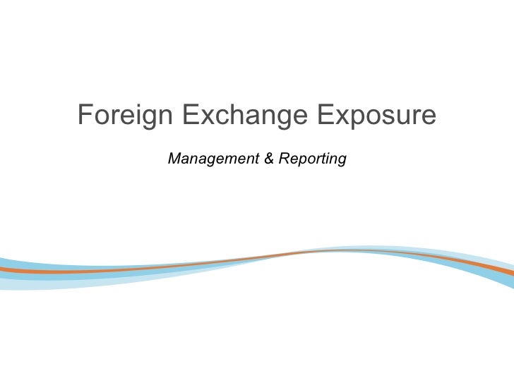 Forex exposure report