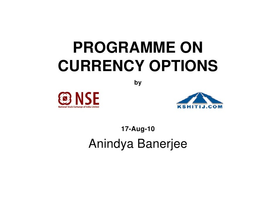 currency options in nse