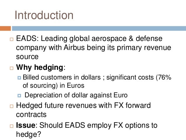 Hedging forex risk
