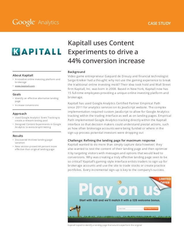 case study for google case study for google