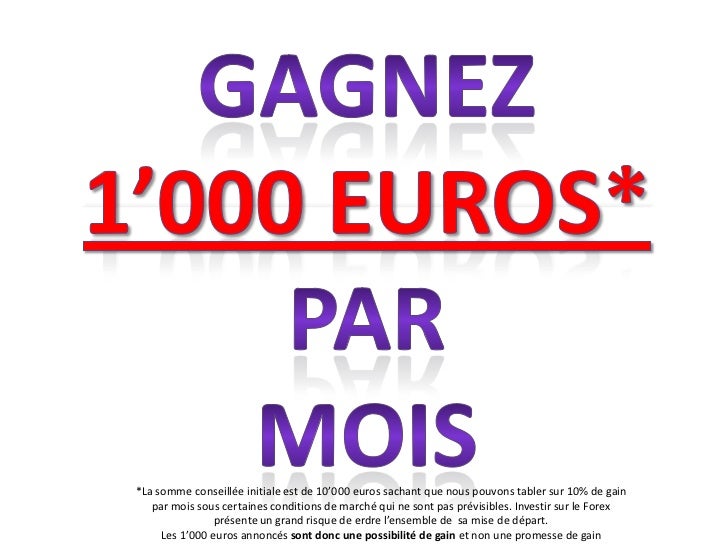 investir 1000 euros forex
