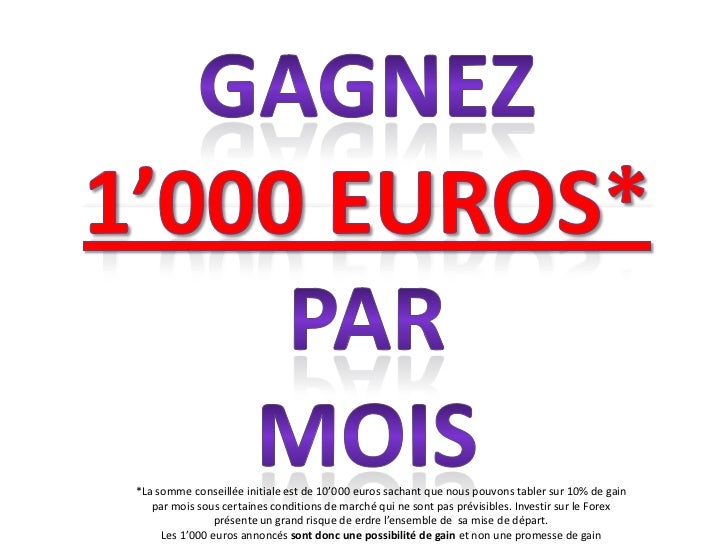 Investir 1000 euros forex