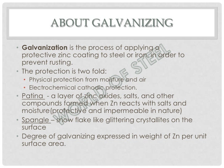 Galvanizing Methods