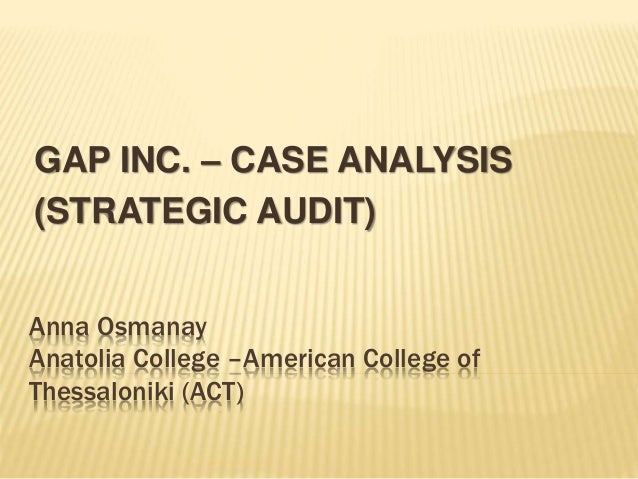 case study the gap inc