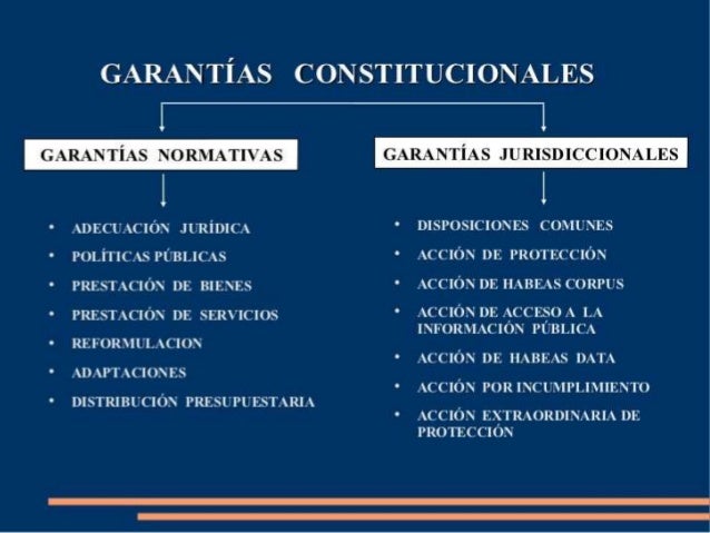 Garantías constitucionales